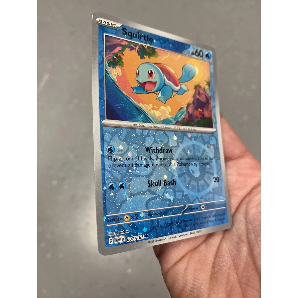 Squirtle FART SWIRL! Reverse Cosmos Holo Costco Exclusive Holo Common 007/165 NM